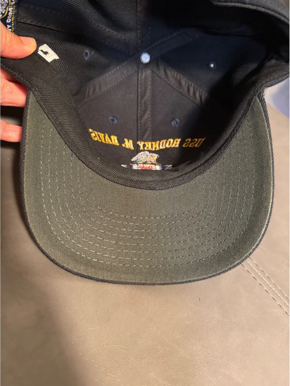 USS Rodney M Davis FFG 60 Navy Command Caps Embroidered Military Hat 2010 E